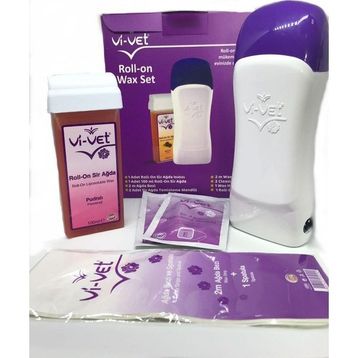 Vi-Vet Ağda Isıtıcılı Roll-On Wax Set
