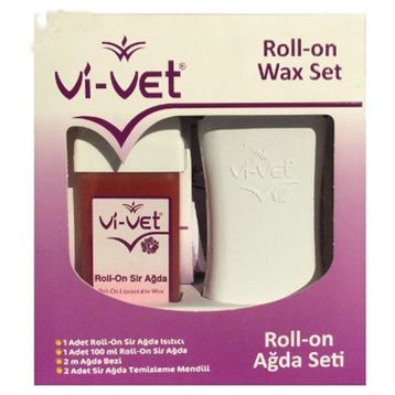 Vi-Vet Ağda Isıtıcılı Roll-On Wax Set