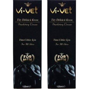 Vi-Vet For Men 2x125 ml Tüy Dökücü Krem