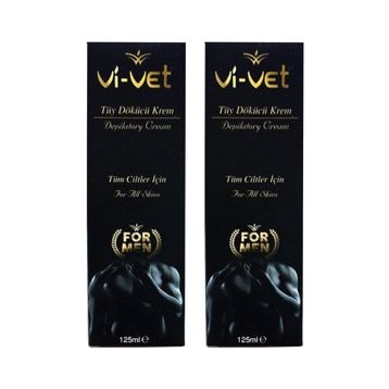 Vi-Vet For Men 2x125 ml Tüy Dökücü Krem