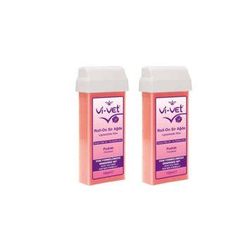 Vi-Vet Kartuş Roll-On Pudralı 2x100 ml Sir Ağda
