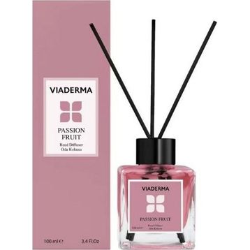 Viaderma 100 ml Kare Şişe Çarkıfelek Esansı Bambu Çubuklu Oda Kokusu