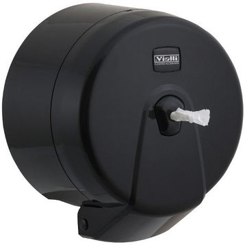 Vialli K3B Siyah Mini Cimri Tuvalet Kağıdı Dispenseri