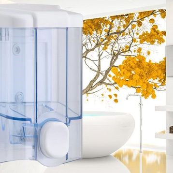 Vialli S2T Şeffaf 500ml Sıvı Sabun Dispenseri