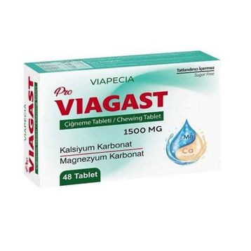 Viapecia Pro Viagast 48 Çiğneme Tableti