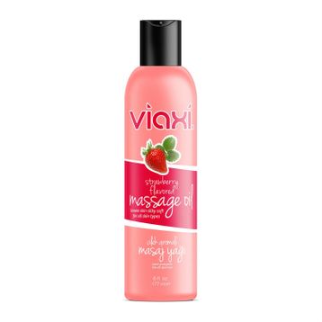 Viaxi 177 ml Çilek Aromalı Masaj Yağı