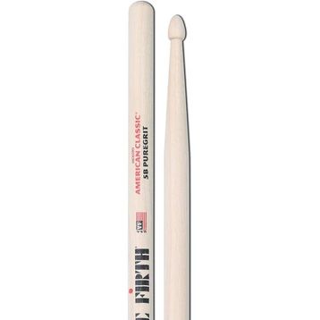 Vic Firth 5B Pure Grit Hickory Çift Baget