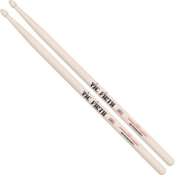 Vic Firth 5B Pure Grit Hickory Çift Baget