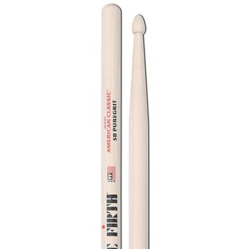 Vic Firth 5B Pure Grit Hickory Çift Baget