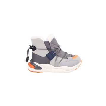 Vicco 21K.368 Gri Renk Kürklü Bilek Boy Kalın Taban Unisex Çocuk Botu