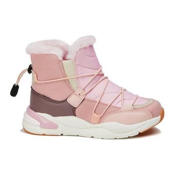 Vicco 21K.368 Pudra Renk Kürklü Bilek Boy Kalın Taban Unisex Çocuk Botu