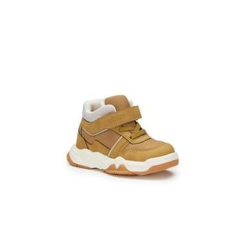 Vicco 946.B22K279 Mono Çöl Renk Bilek Boy Cırtlı ve Bağcıklı Unisex Çocuk Bot