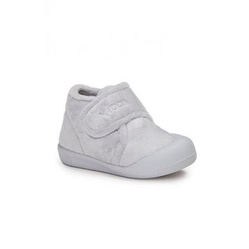 Vicco 959-B19K-446 Gri Renk Rahat Kalıp Cırt Cırtlı Yarım Bilek Unisex Bebek Pandufu