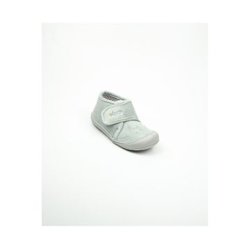 Vicco 959-B19K-446 Gri Renk Rahat Kalıp Cırt Cırtlı Yarım Bilek Unisex Bebek Pandufu