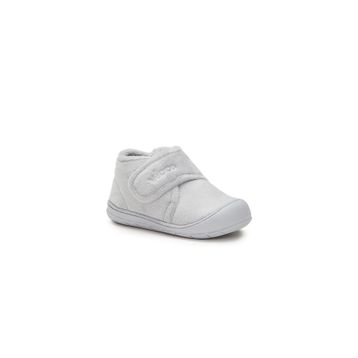 Vicco 959-B19K-446 Gri Renk Rahat Kalıp Cırt Cırtlı Yarım Bilek Unisex Bebek Pandufu