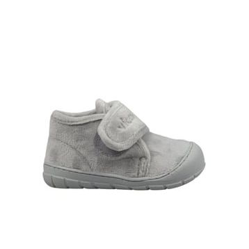 Vicco 959-B19K-446 Gri Renk Rahat Kalıp Cırt Cırtlı Yarım Bilek Unisex Bebek Pandufu