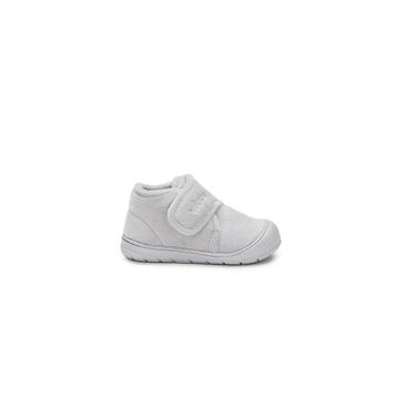 Vicco 959-B19K-446 Gri Renk Rahat Kalıp Cırt Cırtlı Yarım Bilek Unisex Bebek Pandufu