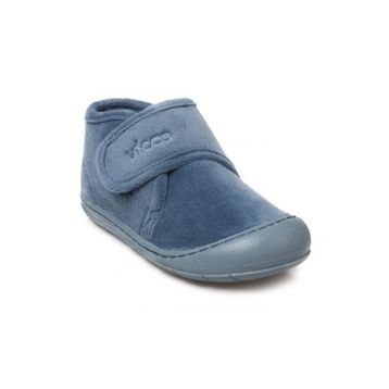 Vicco 959-B19K-446 Kot Mavi Renk Rahat Kalıp Cırt Cırtlı Yarım Bilek Unisex Bebek Pandufu