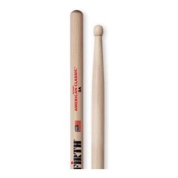 Vicfirth 3A Hickory 0.580x16 3/16 Çift Baget