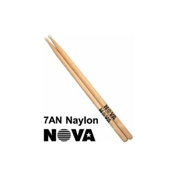 Vicfirth N7AN Çift Nova 7A Nylon Tıp Hıckory 15 1/2x0 Baget