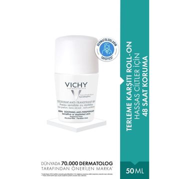 Vichy 50 ml Deo Sensitive Roll On Deodorant