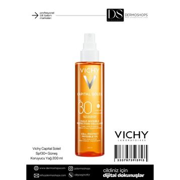 Vichy Capital Soleil SPF30+ 200 ml Güneş Koruyucu Yağ