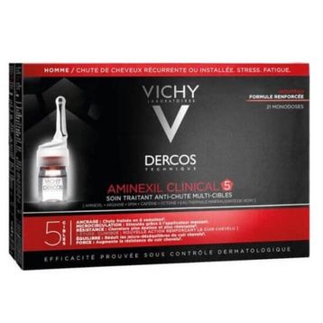 Vichy Dercos Aminexil 5 Etkili Bakım 21x6 ml Erkekler İçin Saç Dökülmesine Karşı