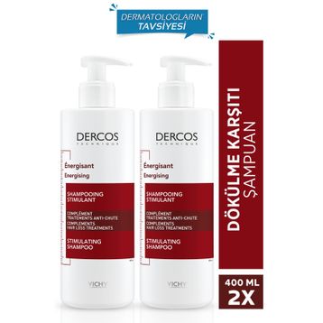 Vichy Dercos Energisant 2x400 ml Şampuan