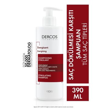 Vichy Dercos Energisant Saç Dökülmesine Karşı 400 ml Şampuan
