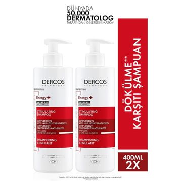 Vichy Dercos Energy+ 2x400 ml Şampuan
