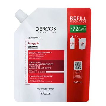 Vichy Dercos Refill 400 ml Saç Dökülmesine Karşı Tamamlayıcı Şampuan