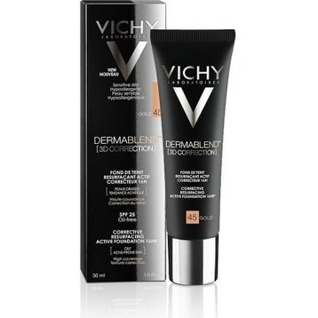 Vichy Dermablend Gold 45 Spf 35 Likit Düzeltici 30 ml Fondöten