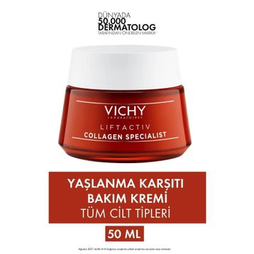 Vichy Liftactiv Collagen Specialist 50 ml Yaşlanma Karşıtı Krem