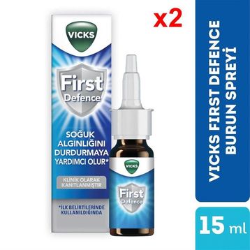 Vicks 15 ml 2 Adet First Defence Burun Spreyi