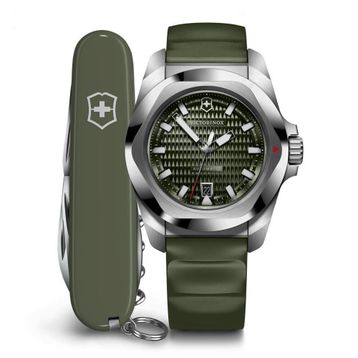 Victorinox 242017.1 İnox Otomatik Erkek Kol Saati + Çakı Set