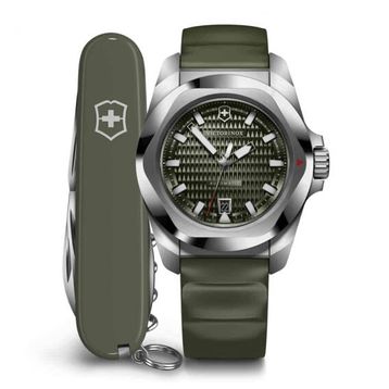 Victorinox 242017.1 İnox Otomatik Erkek Kol Saati + Çakı Set
