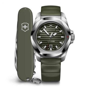 Victorinox 242017.1 İnox Otomatik Erkek Kol Saati + Çakı Set