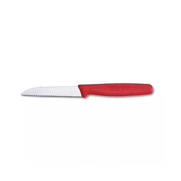 Victorinox 5.0431 8 cm Düz Kırmızı Tırtıklı Soyma Bıçağı