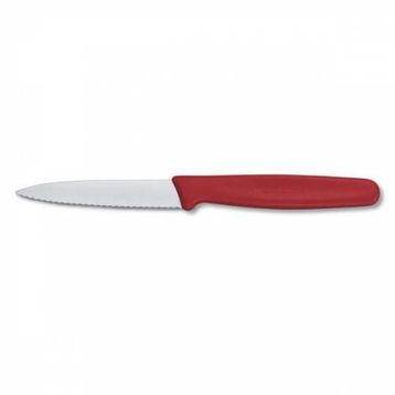 Victorinox 5.0631 8 cm Kırmızı Tırtıklı Soyma Bıçağı