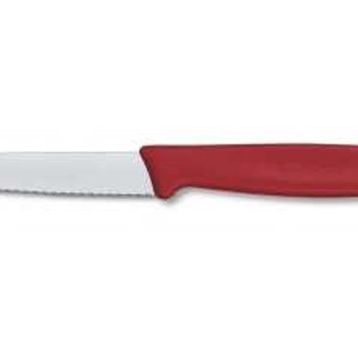 Victorinox 5.0631 8 cm Kırmızı Tırtıklı Soyma Bıçağı