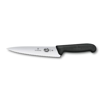 Victorinox 5.2033.19B 19 cm Siyah Tırtıklı Dilimleme Bıçağı, Blisterli Paket