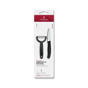 Victorinox 6.7113.22 Swiss Classic Siyah 2'li Bıçak ve Soyacak Set