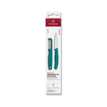Victorinox 6.7114.21C1 Yeşil Swiss Classic 2'li Bıçak ve Soyacak Set