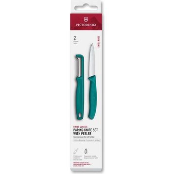 Victorinox 6.7114.21C1 Yeşil Swiss Classic 2'li Bıçak ve Soyacak Set