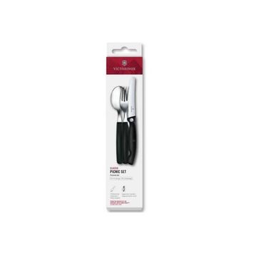 Victorinox 6.7193.3F Siyah Swiss Classic Piknik seti
