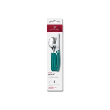 Victorinox 6.7194.3FC1 Yeşil Swiss Classic 3'lü Piknik Seti