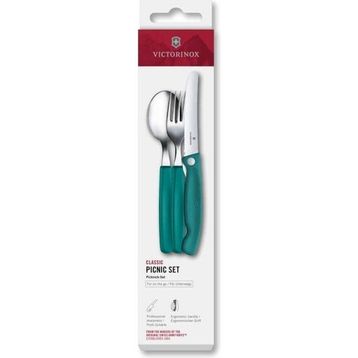 Victorinox 6.7194.3FC1 Yeşil Swiss Classic 3'lü Piknik Seti