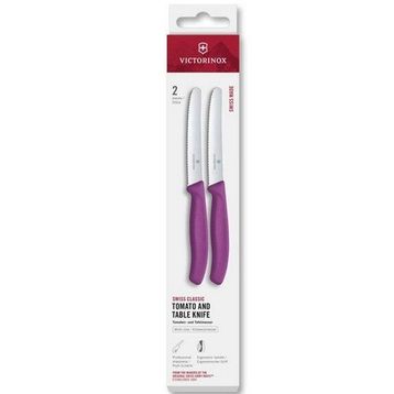 Victorinox 6.7835.2C1 Mor 2'li 11 cm Tırtıklı Domates Bıçağı