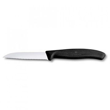 Victorinox 8 cm Testere Ağız Siyah Sc Fı Soyma Bıçağı