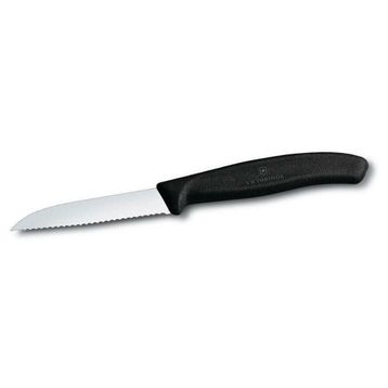 Victorinox 8 cm Testere Ağız Siyah Sc Fı Soyma Bıçağı
